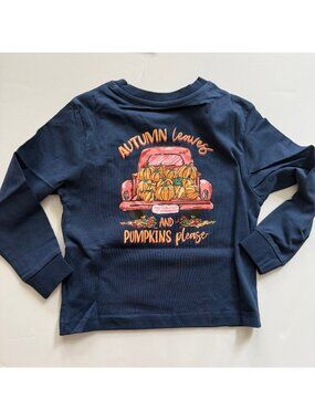 NWT Rugged Butts Boy Autumn Leaves nature Tee 12-24 months